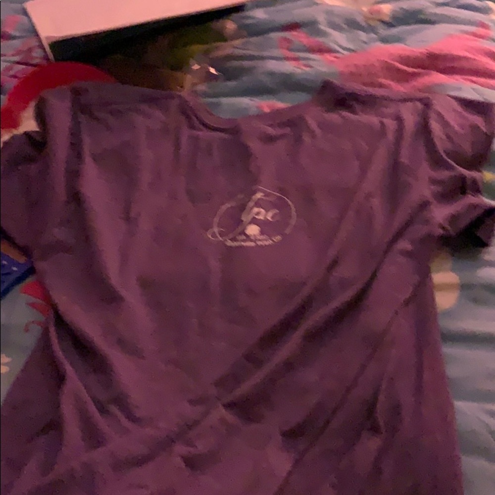 Purple tee shirt